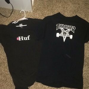 Thrasher + Huf shirt